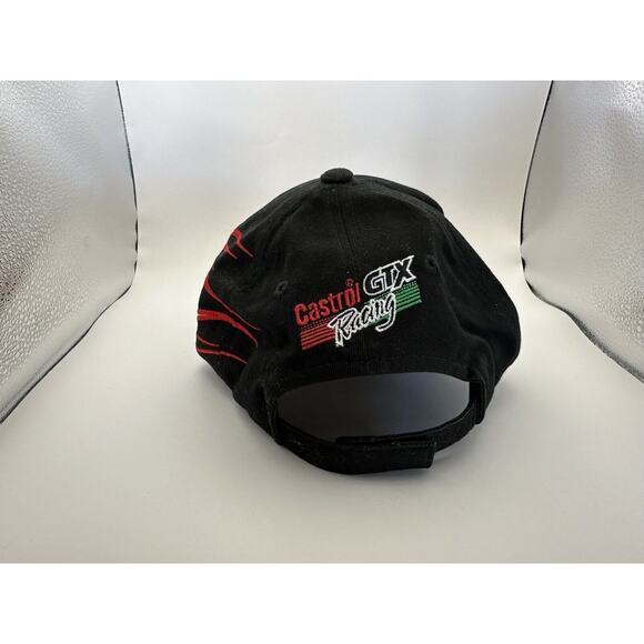 NHRA John Force Castrol Racing Black Cap Flames Adjustable - Picture 4 of 6